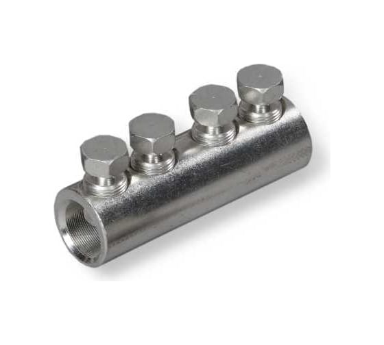 Изображение товара Кабельный соединитель ЭНЕРВИК ENSTO (SLJ70-240) с болтами со срывными головками Al/Cu 70-240 мм² (упаковка 50 шт) SLJ70-240R