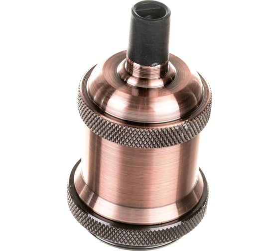 Изображение товара Электрический патрон Navigator NLH-V01-006-E27, подвесной, металл, черная медь 61519