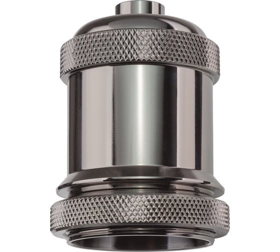 Изображение товара Электрический патрон Navigator NLH-V01-005-E27, подвесной, металл, черный хром 61517