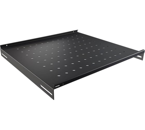 Изображение товара Полка стационарная NTSS 470x350мм, для напольных шкафов глубиной 600мм, черный RAL 9005 NTSS-FS-600-BL