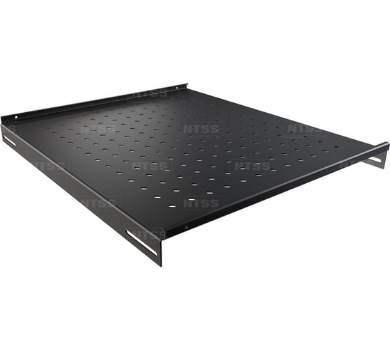 Изображение товара Полка стационарная NTSS 470x550мм, для напольных шкафов глубиной 800мм, нагрузка до 100кг, черный RAL 9005 NTSS-FS-H-800-BL