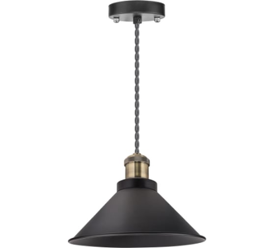 Изображение товара Светильник Navigator NIL-WF02-008-E27 60Вт, 1,5м, металл, черный/бронза 61536