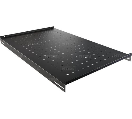 Изображение товара Полка стационарная NTSS 470x750мм, для напольных шкафов глубиной 1000мм, черный RAL 9005 NTSS-FS-1000-BL