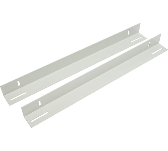 Изображение товара Направляющие для поддержки оборудования NTSS в шкафы глубиной 800мм, усиленные до 100кг (пара), серый RAL 7035 NTSS-YP-H-800