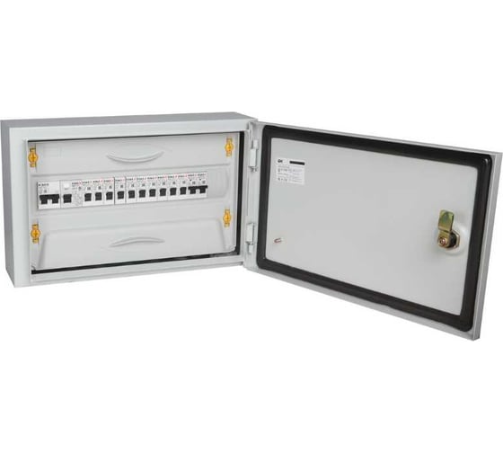 Изображение товара Щит распределительный навесной ООО "Центр Энергии" НКУ 50А-ЩРН-18-IP54 (2С50, 2x1С10, 6x1С16, 4x1С25, УЗО2250) 00-00005702