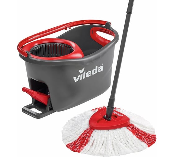 Изображение товара Набор для уборки со шваброй и ведром VILEDA Turbo 163422