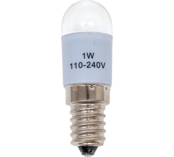 Изображение товара Лампочка винтовая светодиодная FLM-E14 60 мм, овальная для бытовых швейных машин Micron 608389