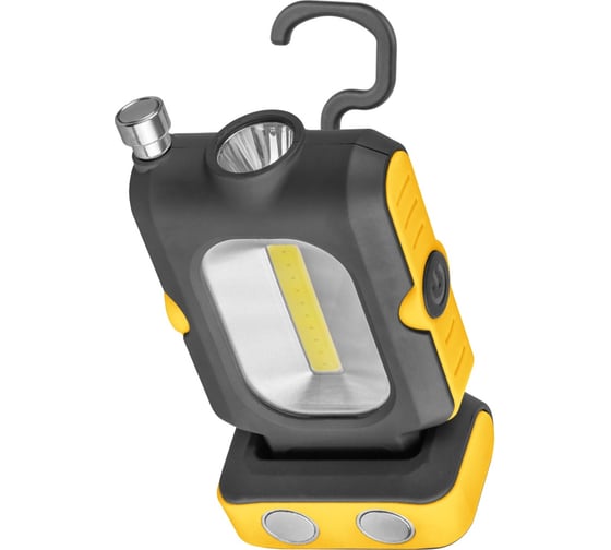 Изображение товара Фонарь Navigator NPT-W07-ACCU для работы, 1LED 1Вт +1COB 3Вт, аккумулятор 3.7В 14083