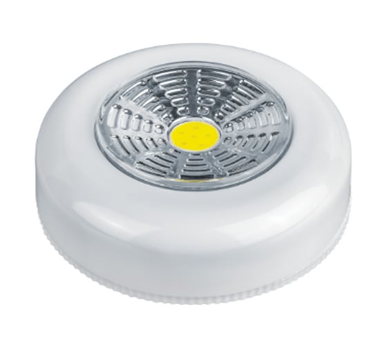 Изображение товара Светильник Navigator NPT-PL01-3AAA пластик, пушлайт, 1COB, LEDx1Вт, 1 режим 14085