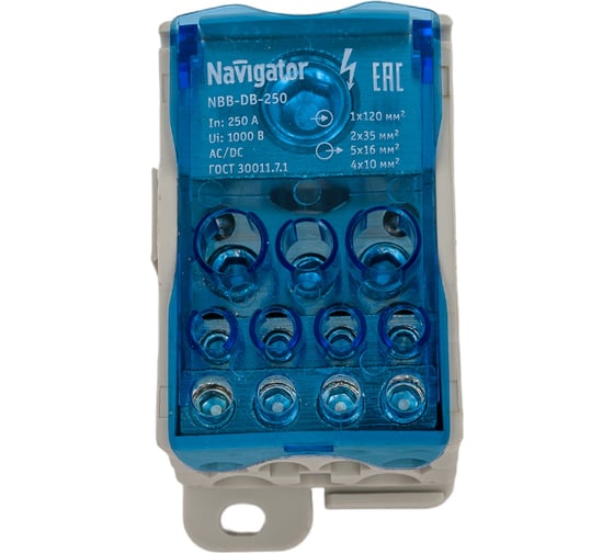 Изображение товара Распределительный блок Navigator NBB-DB-250 1 шт/упаковка 61081