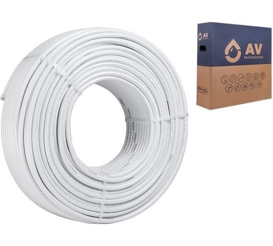 Изображение товара Труба металлопластиковая AV Engineering Multilayer Pe-Xb/AL/Pe-Xb 16x2.0 200м, AVE-PMU200B