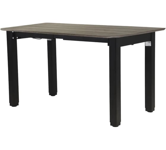 Изображение товара Электрический геймерский стол с регулируемой высотой LuxAlto 4S2, черное подстолье, серо-бежевая столешница, ЛДСП, 160x70 см 34317