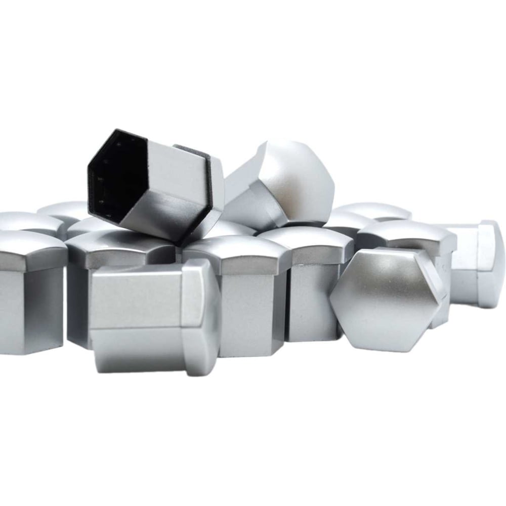 Изображение товара Комплект декоративных колпачков STARLEKS ключ 19 серый матовый HEX19