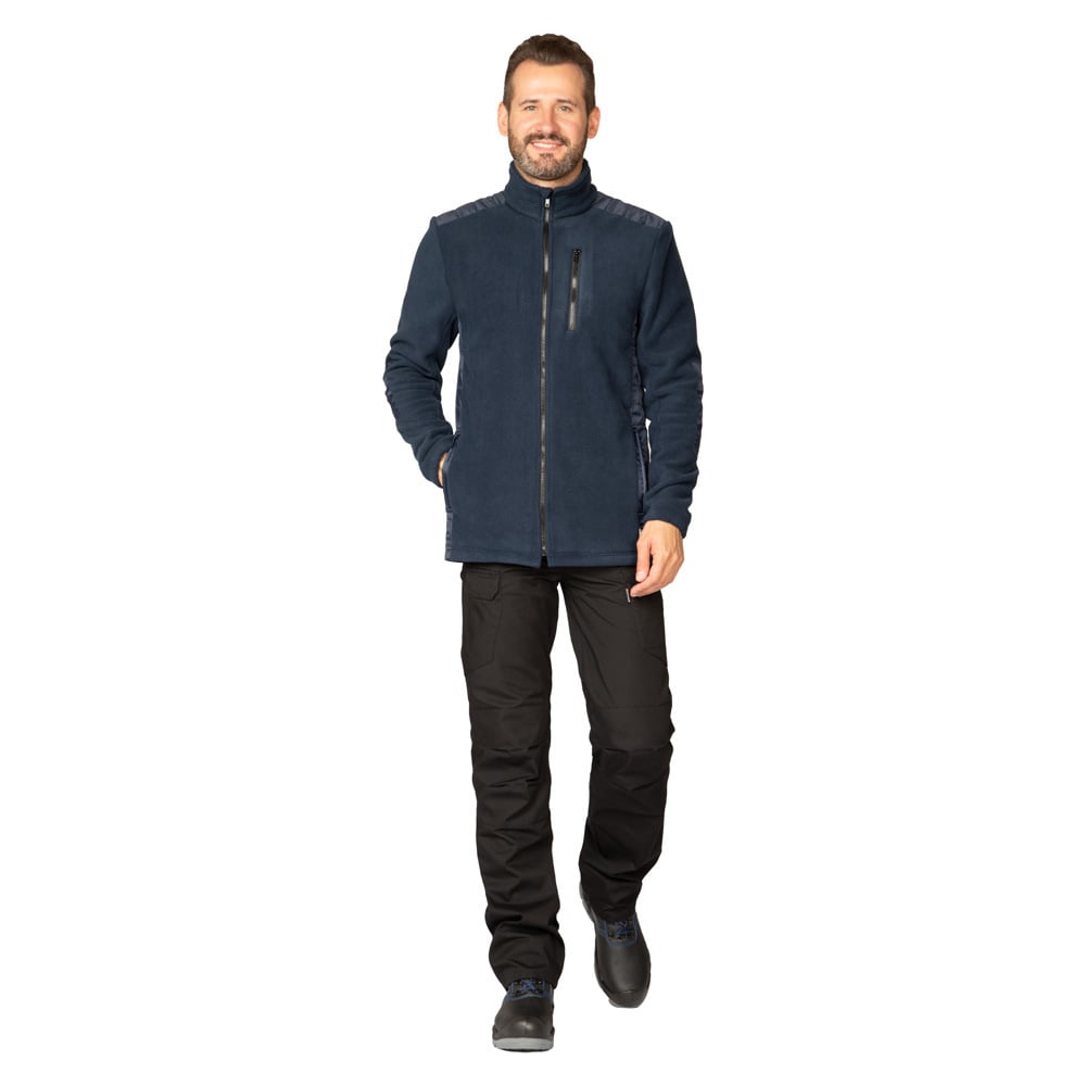 Изображение товара Флисовая куртка Прабо Кеми без капюшона мужская темно-синяя