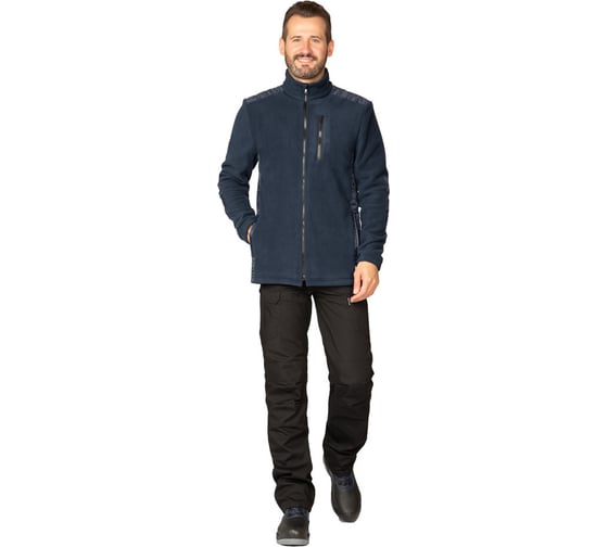 Изображение товара Флисовая куртка Прабо Кеми без капюшона, темно-синий, р-р 60-62/182-188 50697