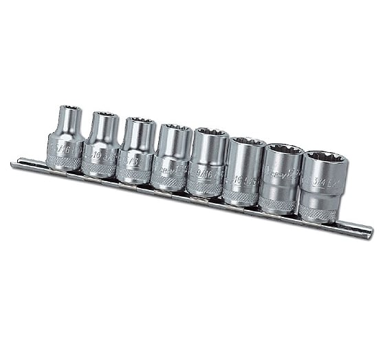 Изображение товара Набор торцевых головок 1/2" HONITON, 8 предметов H-40008S В0000000188245