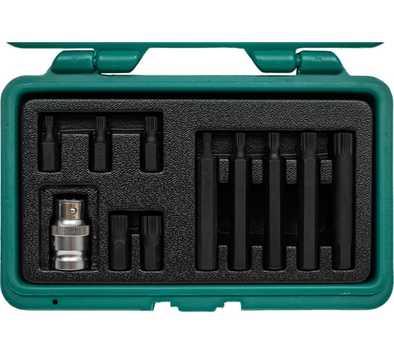 Изображение товара Набор вставок (бит) HONITON М-тип , 10 мм, 11 предметов BT-4011MB В0000000173992