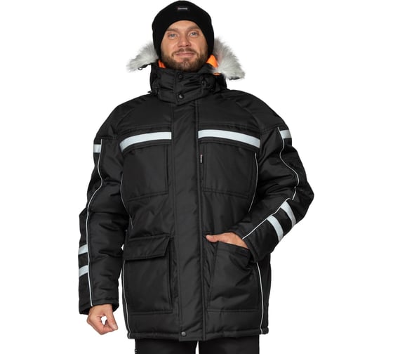 Изображение товара Куртка мужская утепленная Прабо "Аляска Ультра" черный, р-р 48-50/170-176 34106