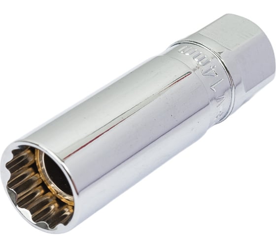 Изображение товара Головка тонкостенная свечная магнитная 6-гранная 3/8" HONITON, 14 мм TWP-F3014MC В0000000174041