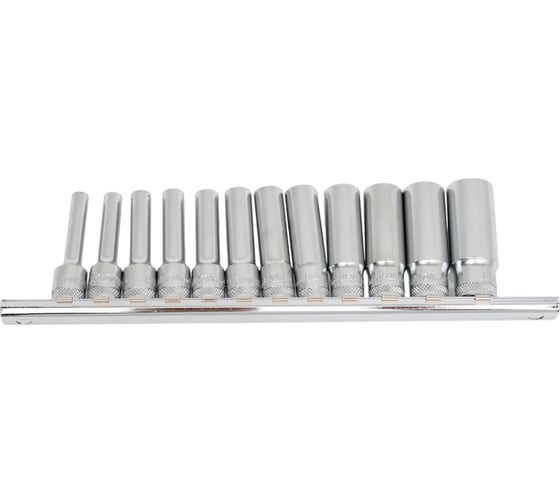 Изображение товара Набор удлиненных торцевых головок с профилем Honidriver (12 шт; 1/4") HONITON H-20012LS