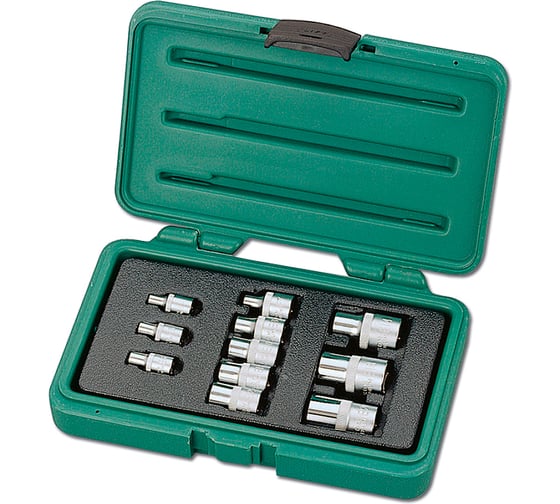 Изображение товара Набор торцевых головок E-TORX HONITON, 11 предметов 432011EB В0000000180583