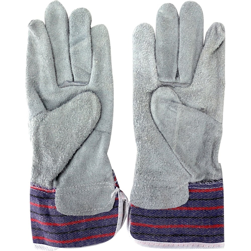 Спилковые перчатки Ресанта перчатки спилковые для сварки пятипалые утеплённые praktische home