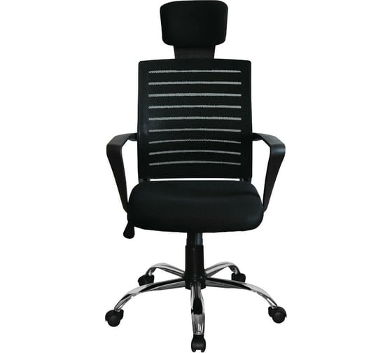 Изображение товара Компьютерное офисное кресло BRABIX Victory MG-016, с подголовником, с подлокотниками, хром, сетка 531924