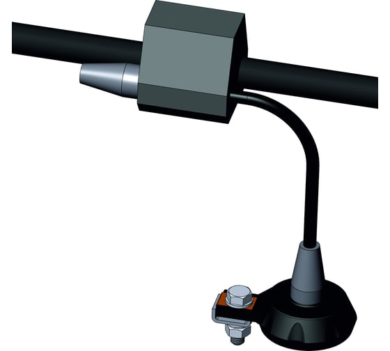 Изображение товара Ограничитель перенапряжений АО "Полимер-Аппарат" ОПНп-0,4/300/0,26 УХЛ1-С4 с проводом заземления 4687205104120