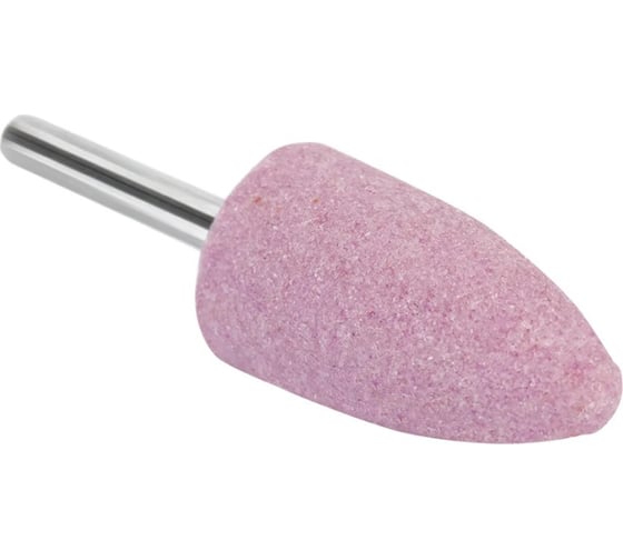 Изображение товара Головка шлифовальная с оправкой F-1W(SP) 10x20x6 мм, P60, электрокорунд розовый, 1 шт AbraTechnic ABR115888
