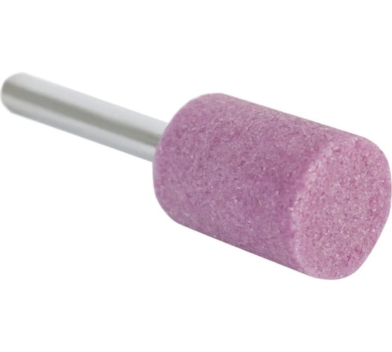 Изображение товара Головка шлифовальная с оправкой AW(ZY) 10x25x6 мм, P60, электрокорунд розовый, 1 шт AbraTechnic ABR315887
