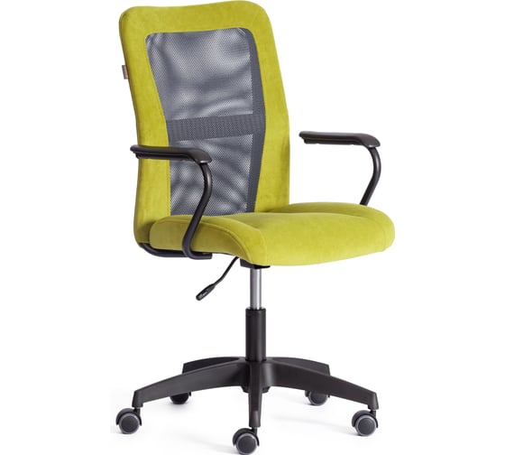 Изображение товара Кресло STAFF флок/ткань, олива/серый, 23/W-12 Tetchair 21454