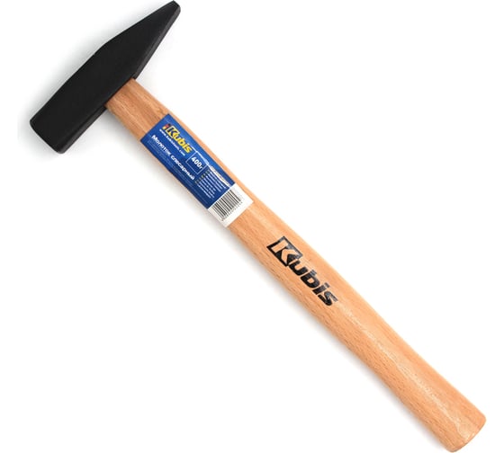 Изображение товара Молоток слесарный Kubis 400 г, деревянная ручка (бук) 02-02-2204