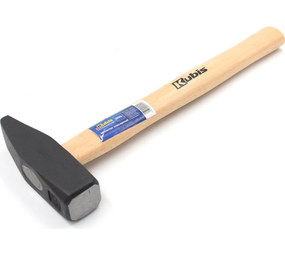 Изображение товара Молоток слесарный Kubis 1000 г, деревянная ручка (бук) 02-02-2210