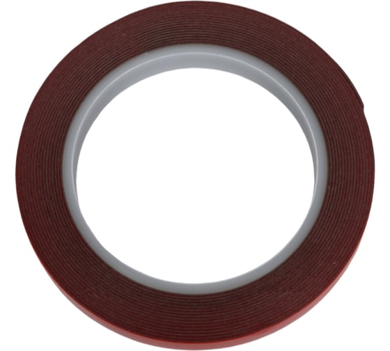 Изображение товара Пеноакриловая двусторонняя лента RoxelPro толщина 0,8 мм, 12ммх5м, серая 512313