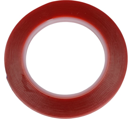 Изображение товара Пеноакриловая двусторонняя лента RoxelPro толщина 1,0 мм, 6ммх5м, прозрачная 512411