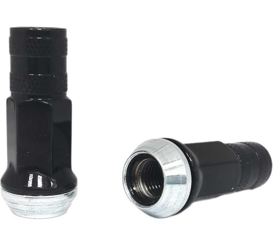 Изображение товара Комплект гаек Racing Nuts Черный, 12x1.5, 4 шт STARLEKS RR304545NSF(Black)