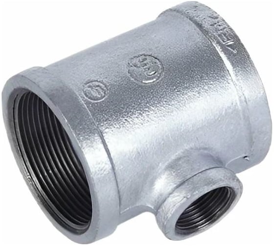 Изображение товара Редукционный тройник AV Engineering 1 1/2x1 оцинкованный AVEC430001121