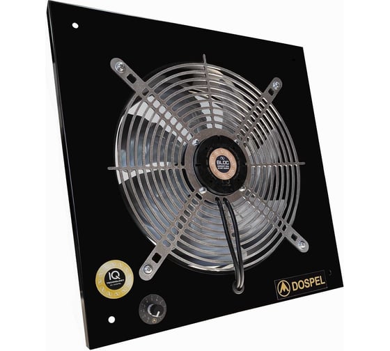 Изображение товара Вентилятор осевой вытяжной с потенциометром Dospel WOKS 300 BLDC SILVER 007-9202