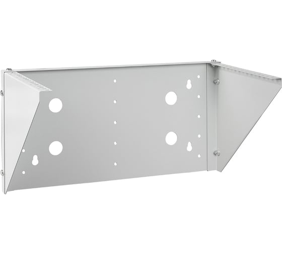 Изображение товара Настенный вертикальный кронштейн Cabeus 19" 5U, цвет серый NC-5U-V
