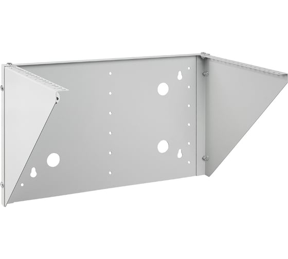 Изображение товара Настенный вертикальный кронштейн Cabeus 19" 6U, цвет серый NC-6U-V