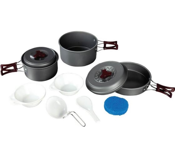 Изображение товара Набор посуды Tramp анодированный алюминий TRC-024