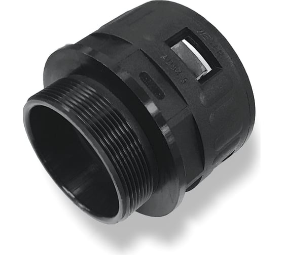 Изображение товара Муфта для гофрированных труб - коннектор прямой Weyer WQG-M50B/AD54.5, нар. M50x1.5 WE0205800