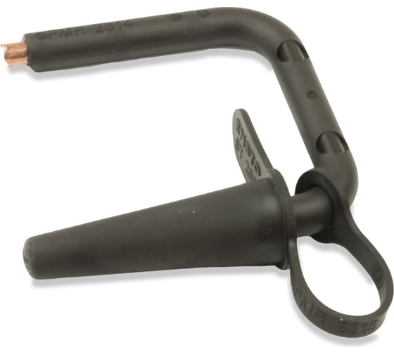 Изображение товара Скоба изолированная ЭНЕРВИК /ENSTO (ST208.1) для переносного заземления Cu, диаметр 6 мм (упаковка 50 шт) ST208.1R