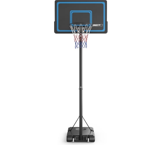 Изображение товара Баскетбольная стойка UNIXline B-Stand-PE 44"x28" R45 H135-305 см BSTS305_44PEBK