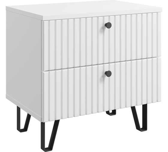 Изображение товара Тумба прикроватная Исп.1 Лайн/Белый/ Атмосфера 00-00024915