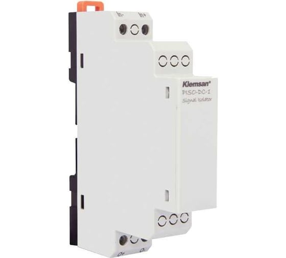 Изображение товара Устройство пассивной гальванической развязки сигналов постоянного тока Klemsan PISO-DC-2 (0-20mA/0-20mA) 0.0.0.6.02850