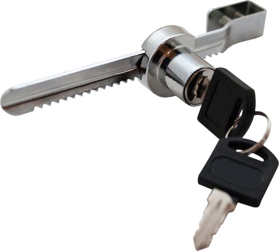 Изображение товара Замок мебельный Trodos реечный для стекла, хром 301006