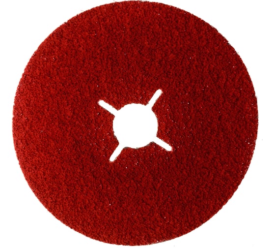 Изображение товара Керамический фибровый диск со шлицами XF885 (50 шт, 125х22 мм, P40) VSM 004836