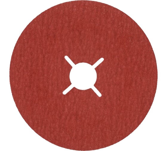 Изображение товара Керамический фибровый диск со шлицами XF885 (1 шт, 125х22 мм, P80) VSM 004969