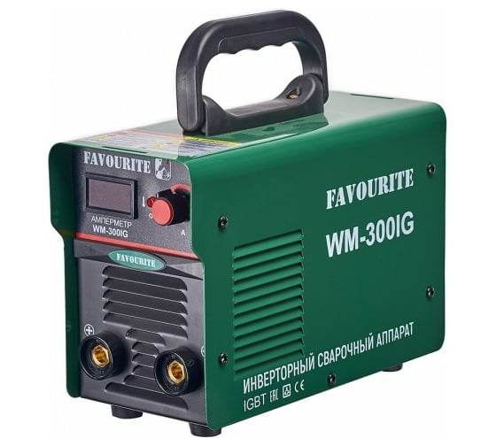 Изображение товара Сварочный инверторный аппарат FAVOURITE 10-300А, 5,2кВт, 1,6-5мм ПВ60% WM-300IG